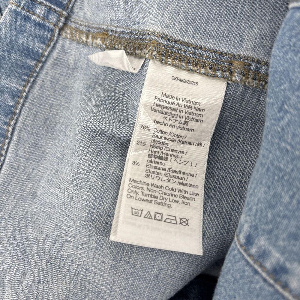 Madewell Denim Seamed Mini Shirtdress  Size‎ 00 - Picture 8 of 8